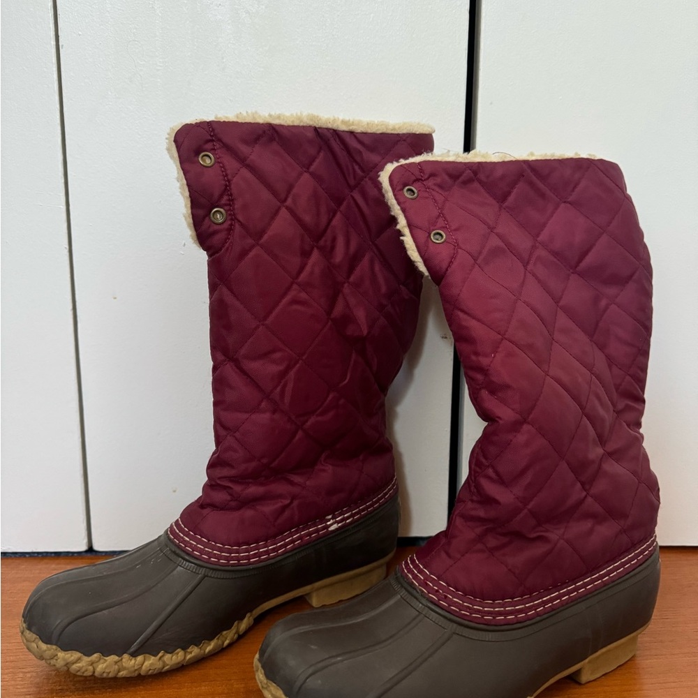 LL bean shearling Quilted Winter Boots